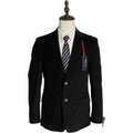 Tommy Hilfiger Men's 38R THFlex Sport Coat Black Corduroy Cotton Stretch