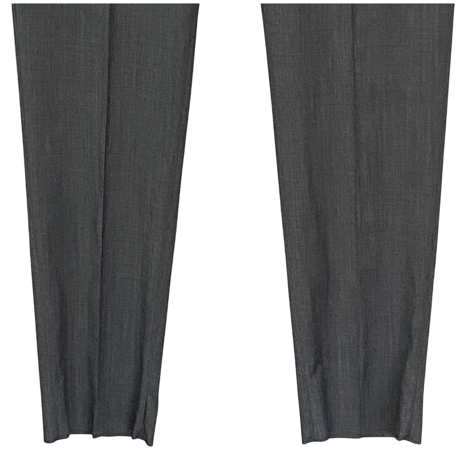 Armani Exchange Dress Pant Men's 40W Flat Front Raw Hem Stretch Wool Gray