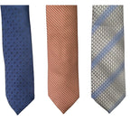 Perry Ellis Portfolio Ties Lot of 3 Men's Classic 3" Ties Blue Rust Gray