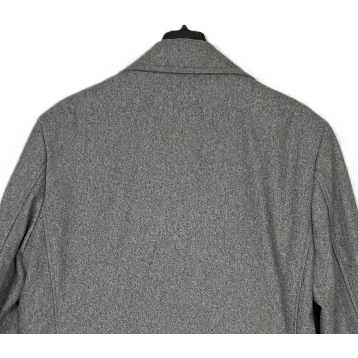 Lauren Ralph Lauren Overcoat Men's 42R Double-Breasted Wool Blend Light Gray