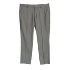 Perry Ellis Portfolio Pants Men's 38"x32" Slim Fit Dress Pant Chiseled Stone