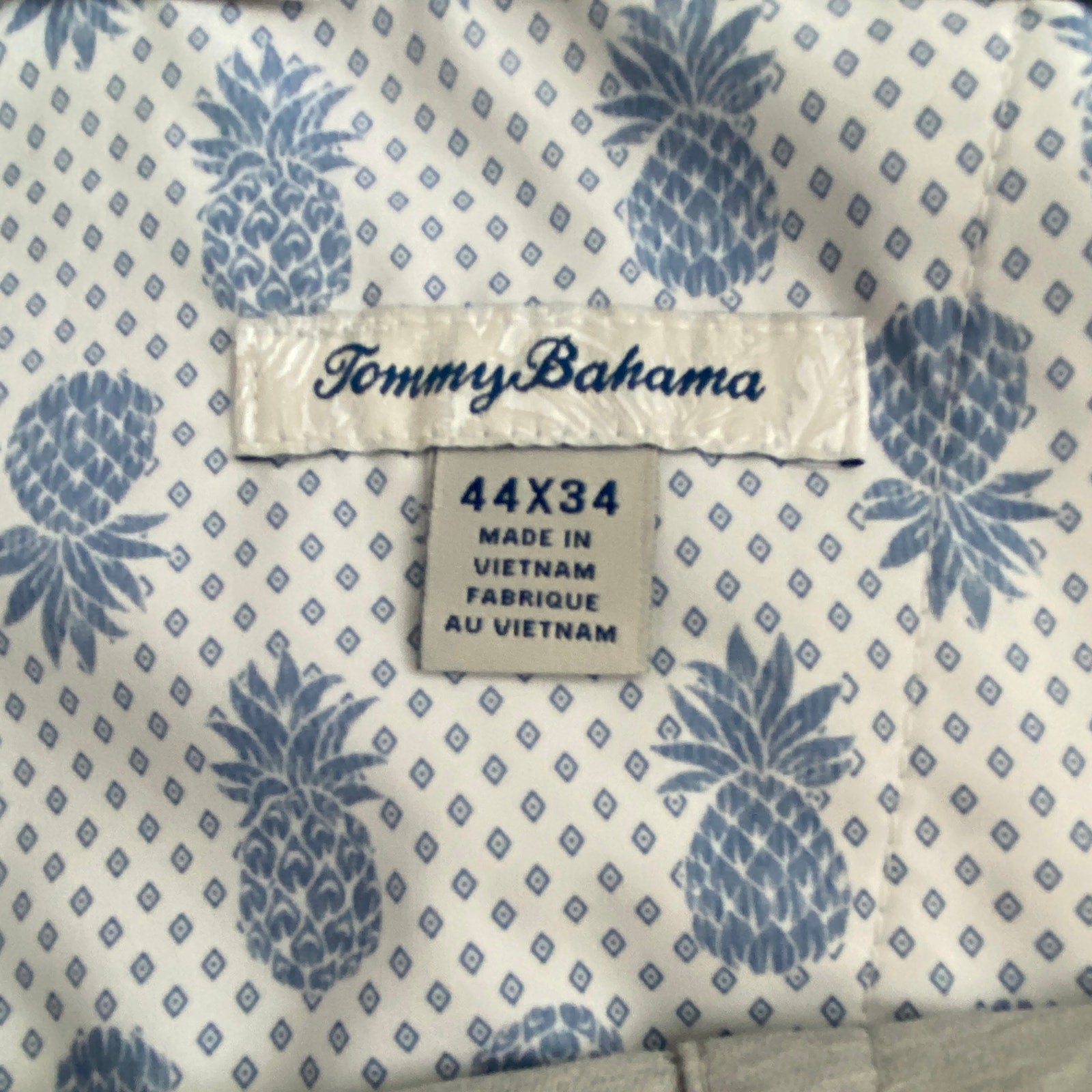 Tommy Bahama Men's 44x34 "On Par Flat Front" Pants Harbor Mist