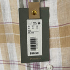 Daniel Cremieux Linen Shirt Men's XXL Cape Town Collection Multicolor Plaid
