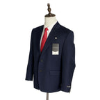 Lauren Ralph Lauren Suit Jacket Men's 40 Short Classic Fit Navy Blue Wool
