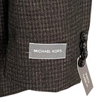 Michael Kors Sport Coat Men's 38 Regular Classic Fit Kent Brown Check