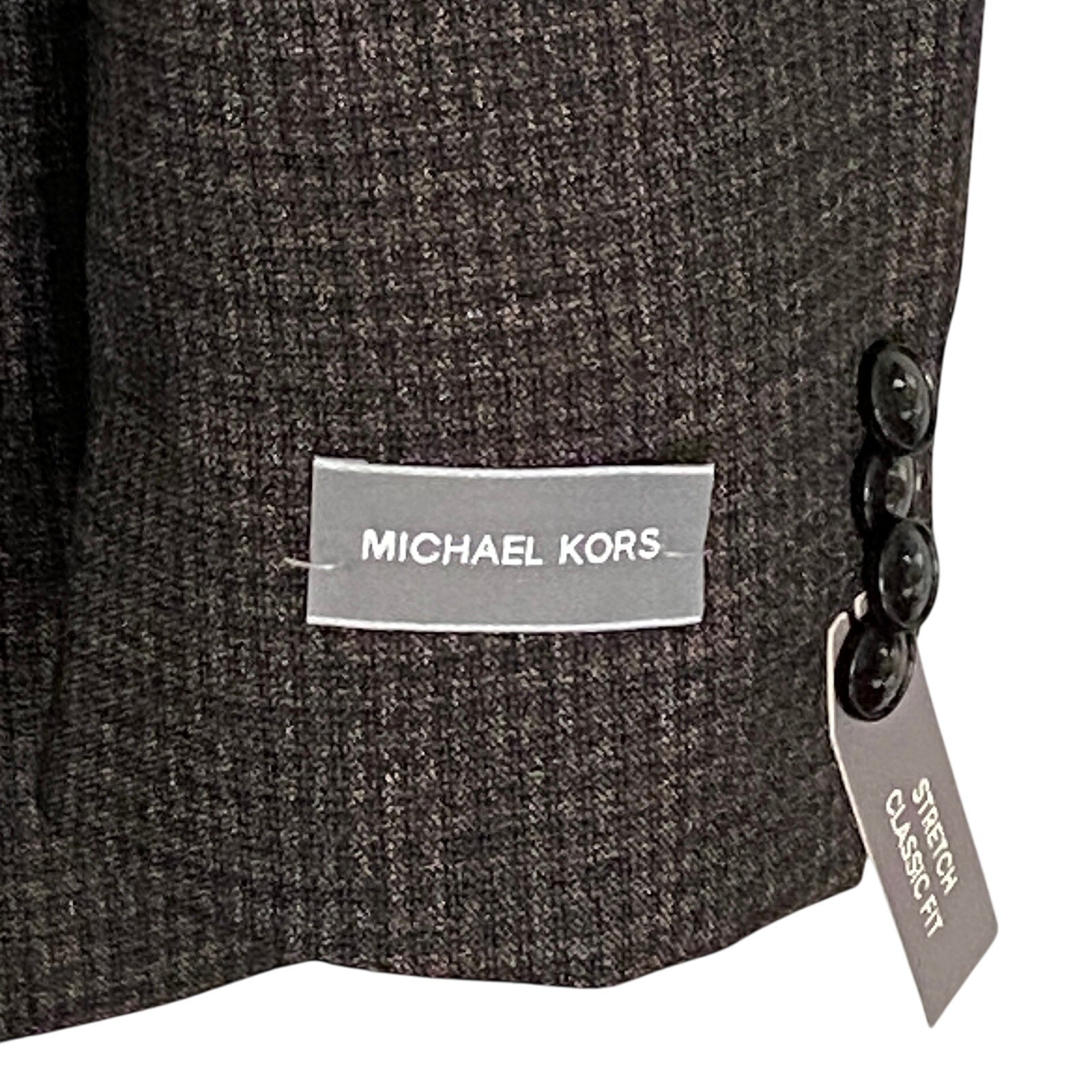 Michael Kors Sport Coat Men's 38 Regular Classic Fit Kent Brown Check