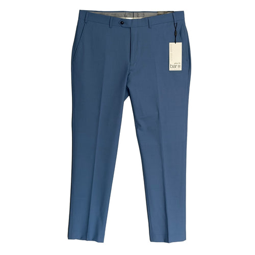 Bar III Dress Pants Men's 36"x32" Slim Fit Wool Blend Stretch Light Blue