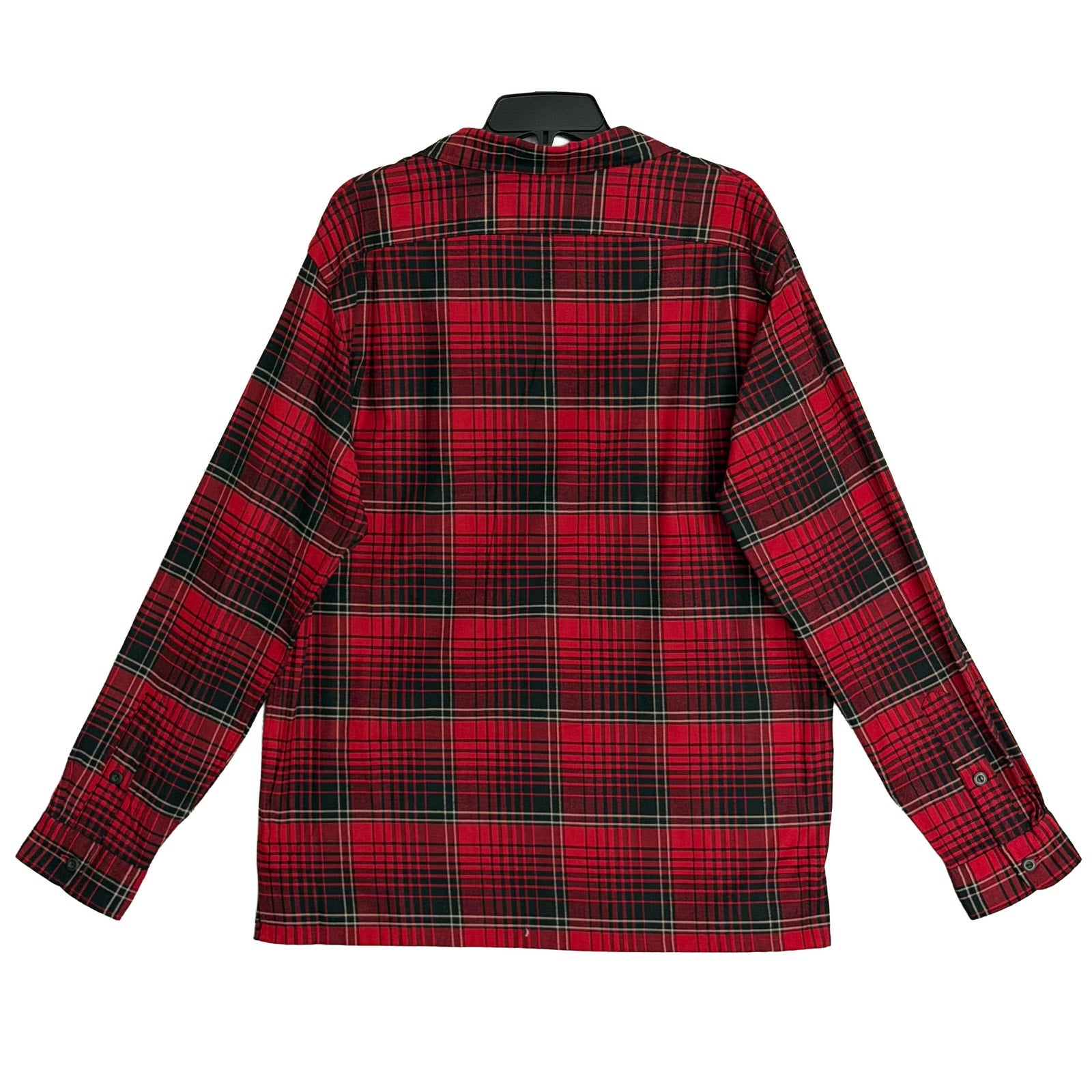 Polo Ralph Lauren Men's Large Performance Camp Shirt Classic Fit Red Black