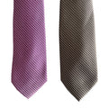 Perry Ellis Portfolio Men's Ties Lot of 2 Magenta & Brown Bartolle Mini