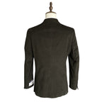 Nautica Sport Coat Men's 42 Long Corduroy Modern Fit Stretch Dark Olive