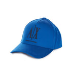Armani Exchange Icon Logo Baseball Cap Blue w/Black Lettering One Size