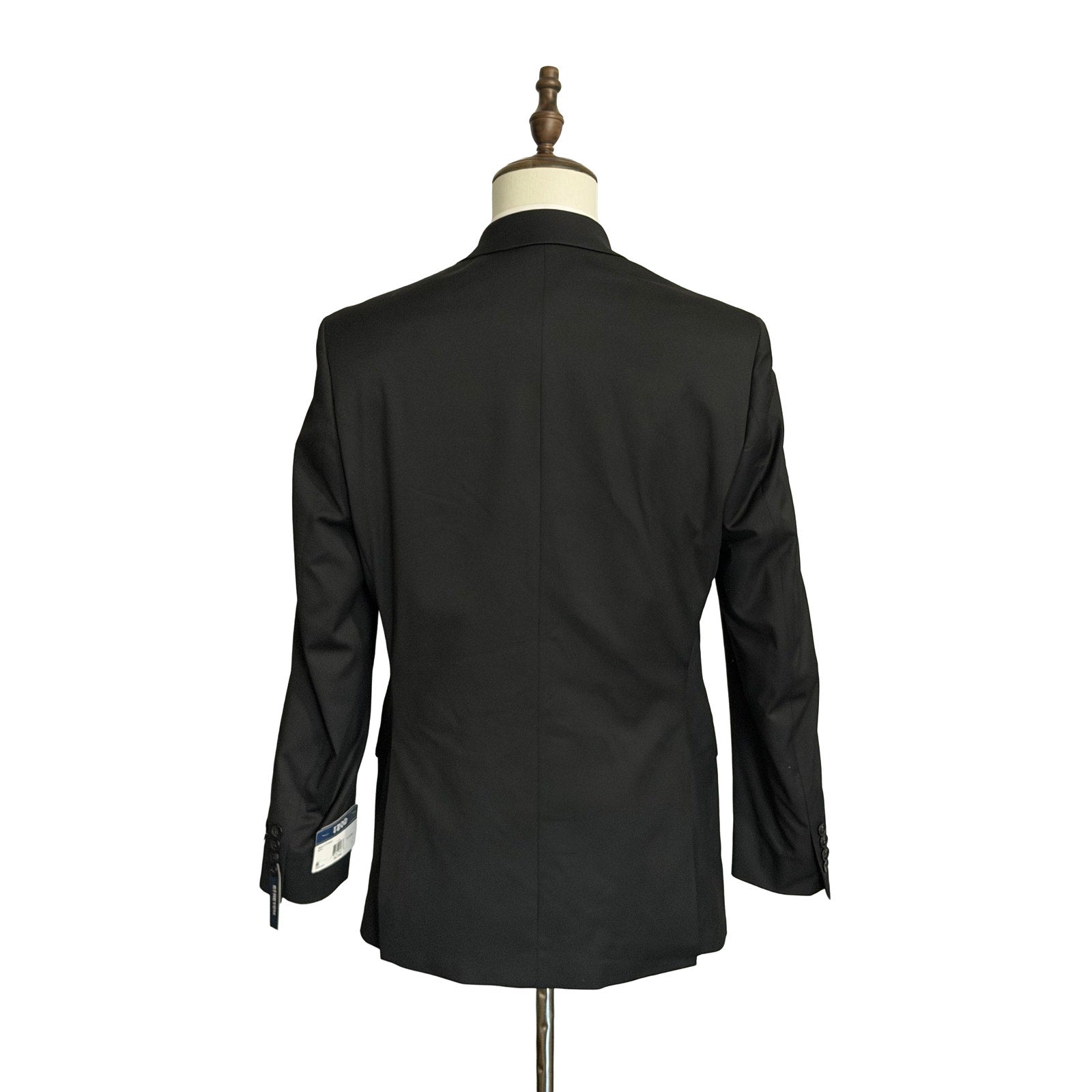IZOD Suit Coat Men's 38 Long Suit Jacket Isaac Stretch Solid Black