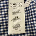 Michael Kors Men's Small Slim Fit Short Sleeve Polo Shirt Blue Gingham