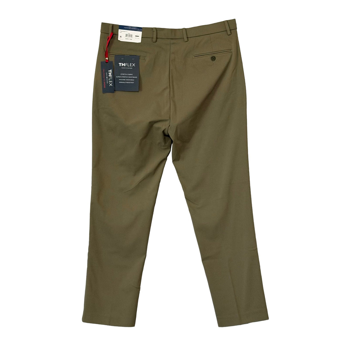 Tommy Hilfiger Dress Pants Men's 36"x32" THFlex Tate Stretch Waistband Sage