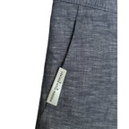 Perry Ellis Portfolio Pants Men's 42"x30" Modern Fit Linen Blend Blueprint