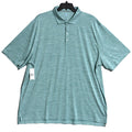 Johnnie-O Polo Shirt Men's 4XLT Big & Tall Short Sleeve Stretch Blue Stripe