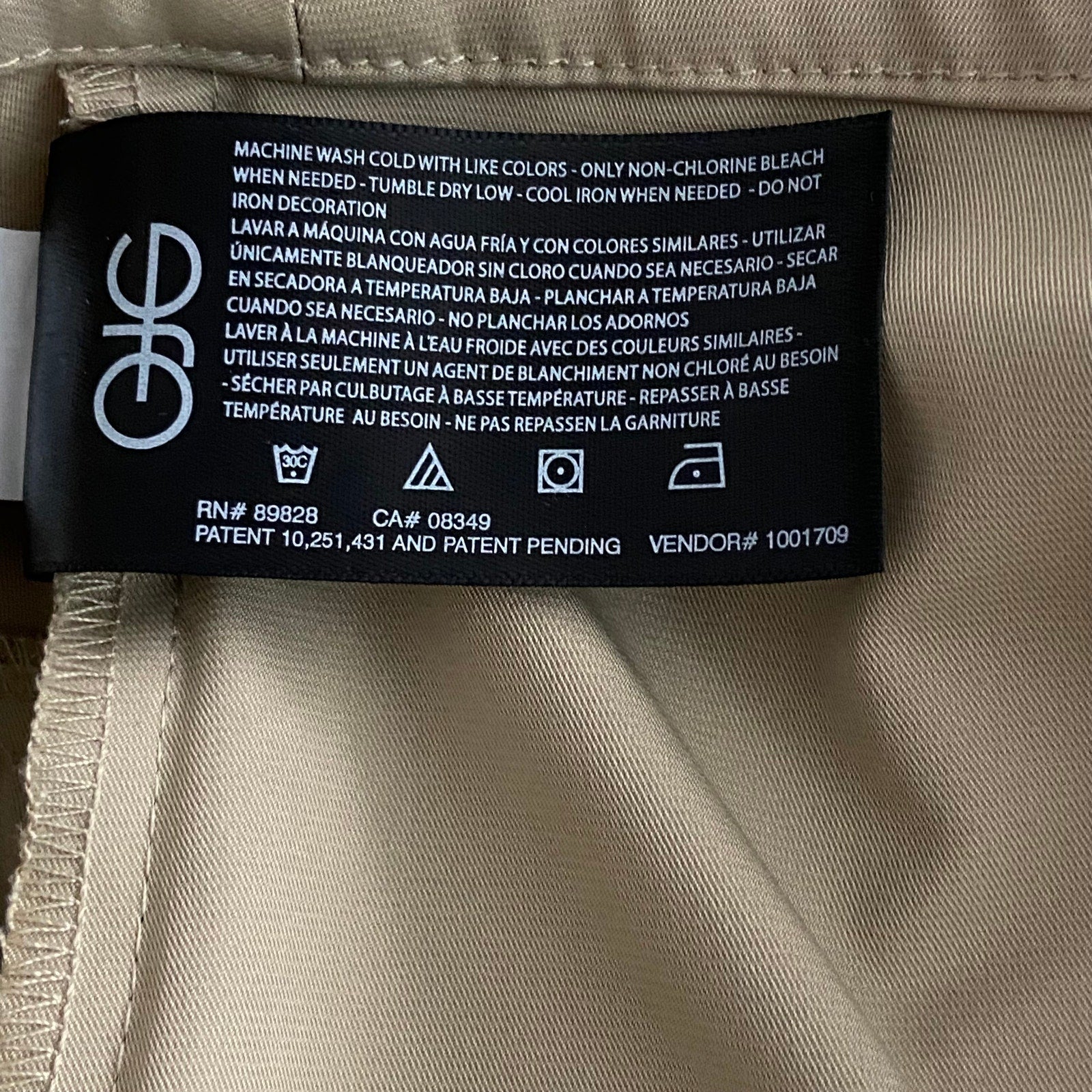 Cross Eyed Moose Pant Men's 38x29 Skydiver Tech Parachute Khaki