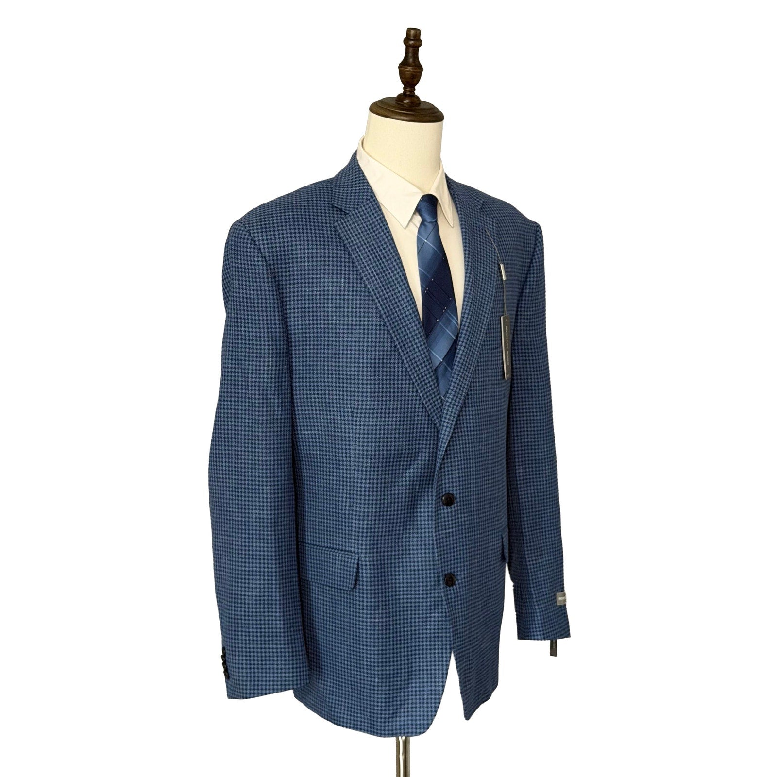 Michael Kors Sport Jacket Men's 50L Classic Fit Wool/Silk/Linen Blend Blue