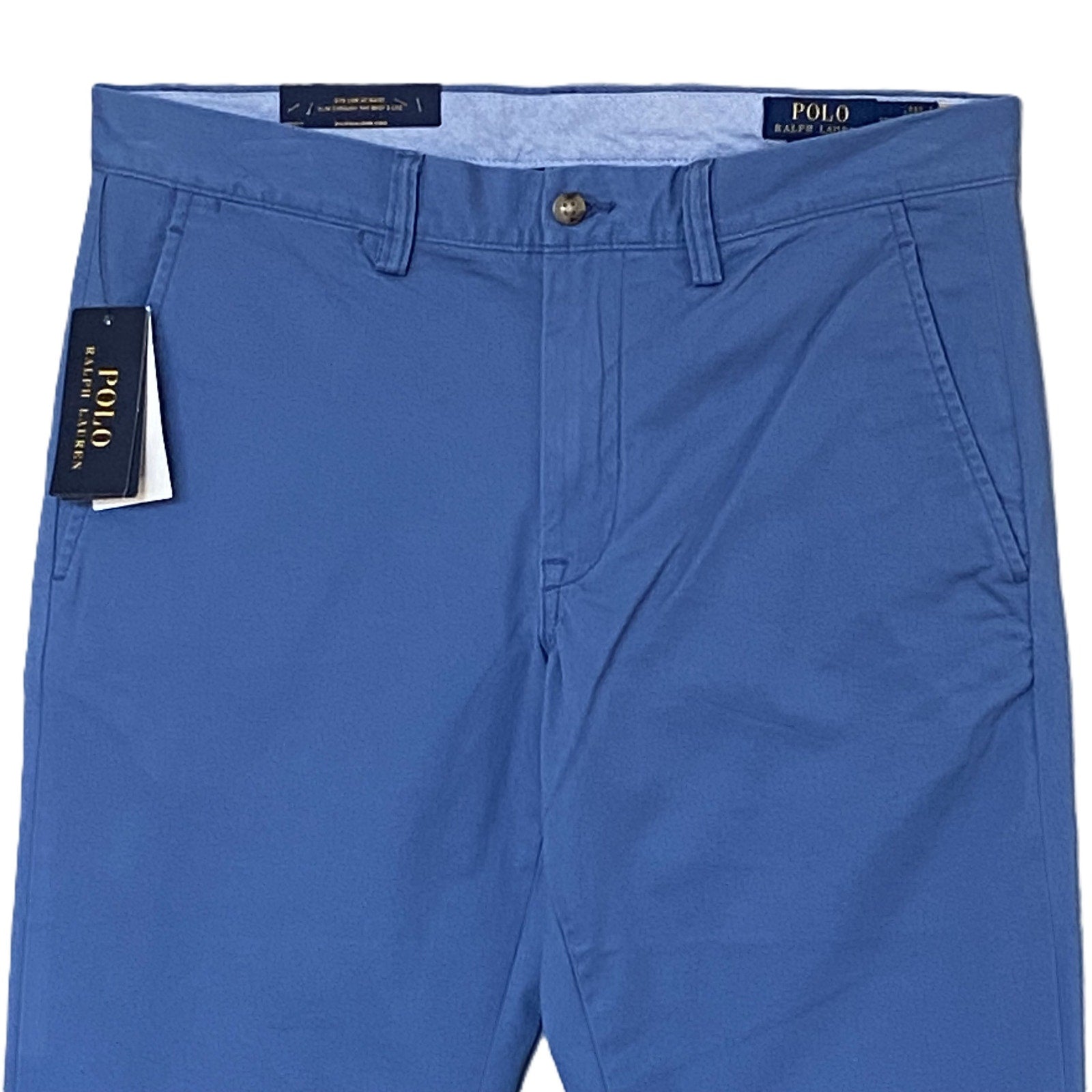 Polo Ralph Lauren Pants Men's 32x34 Slim Stretch Cotton Twill Chino Blue