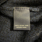 Hart Schaffner Marx Sweater Vest Men's 2XB Big & Tall Wool Navy Heather
