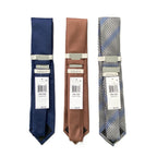 Perry Ellis Portfolio Ties Lot of 3 Men's Classic 3" Ties Blue Rust Gray
