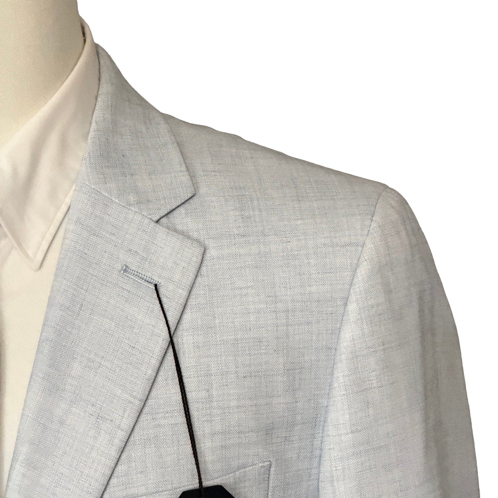 Nautica Sport Coat Men's 42 Regular Modern Fit Active Stretch Lt Blue