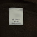 Daniel Cremieux Sweater Vest Men's XXL Supima Cotton Cashmere Blend Brown