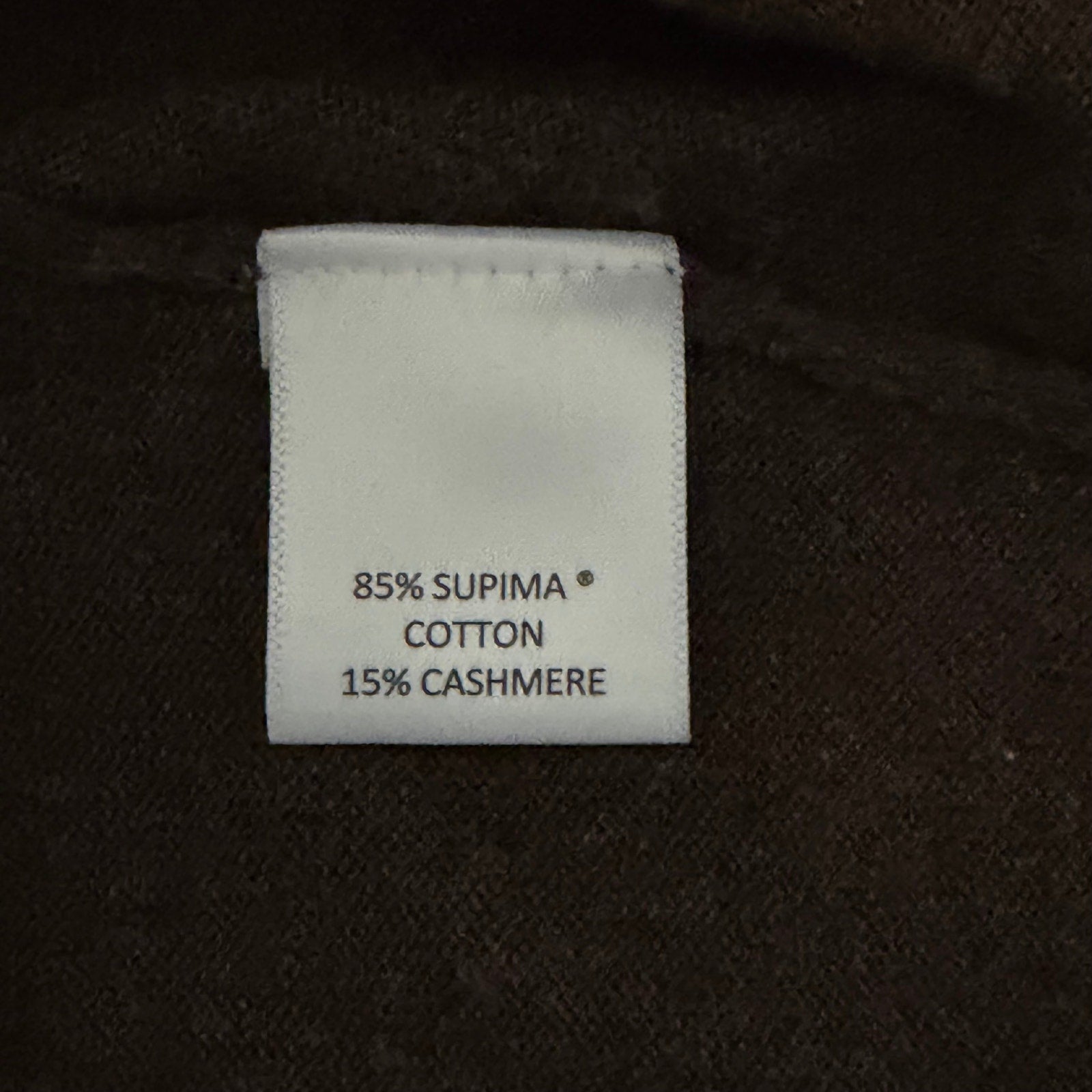 Daniel Cremieux Sweater Vest Men's XXL Supima Cotton Cashmere Blend Brown