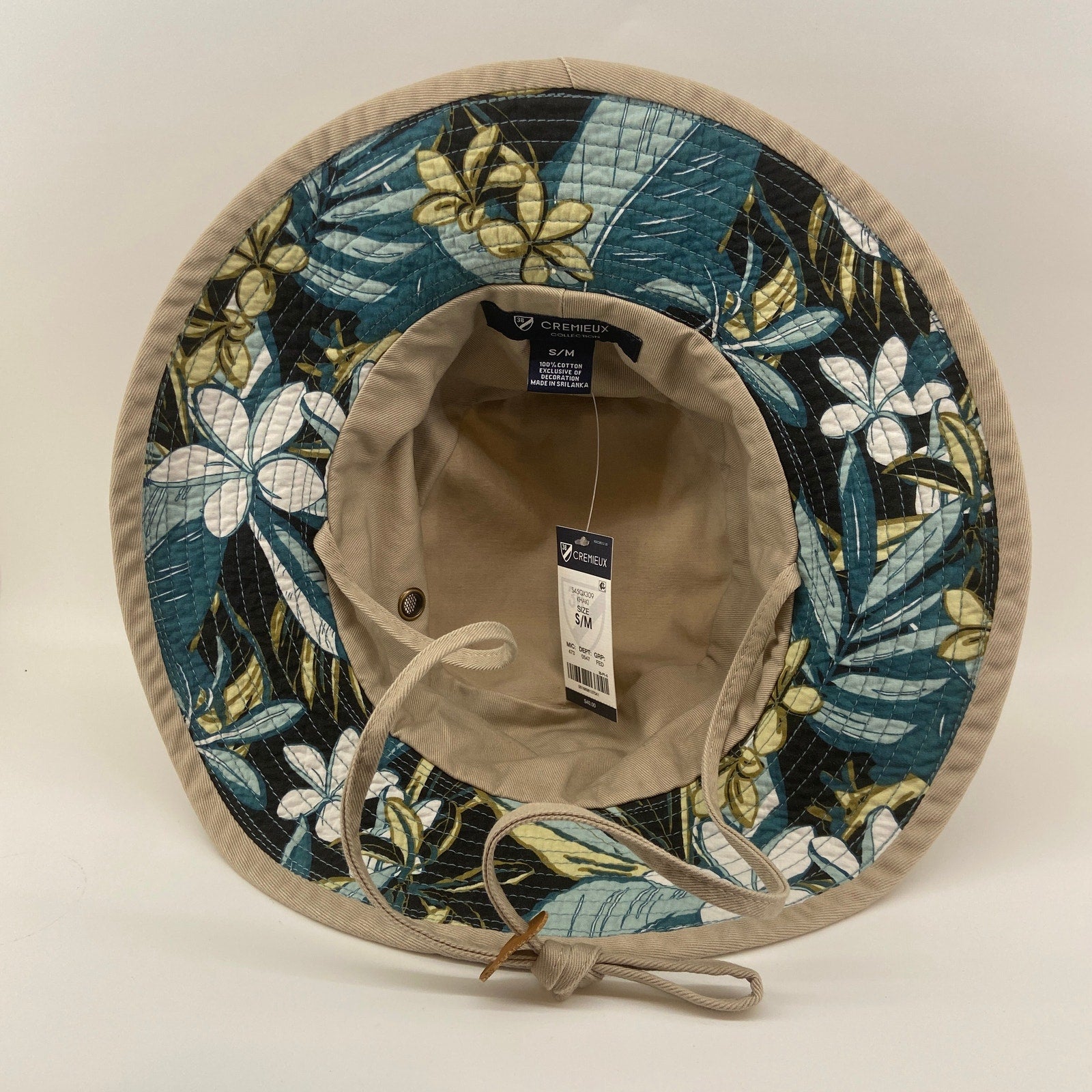 Daniel Cremieux 38 Blue Label Boonie Safari Hat Khaki Small/Medium