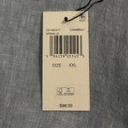 Michael Kors Linen Shirt Men's XXL Slim Fit Short Slv Button-Down Chambray