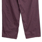 Ted Baker Sleep Pant Men's Small Woven Cotton Drawstring Pockets Red & Black