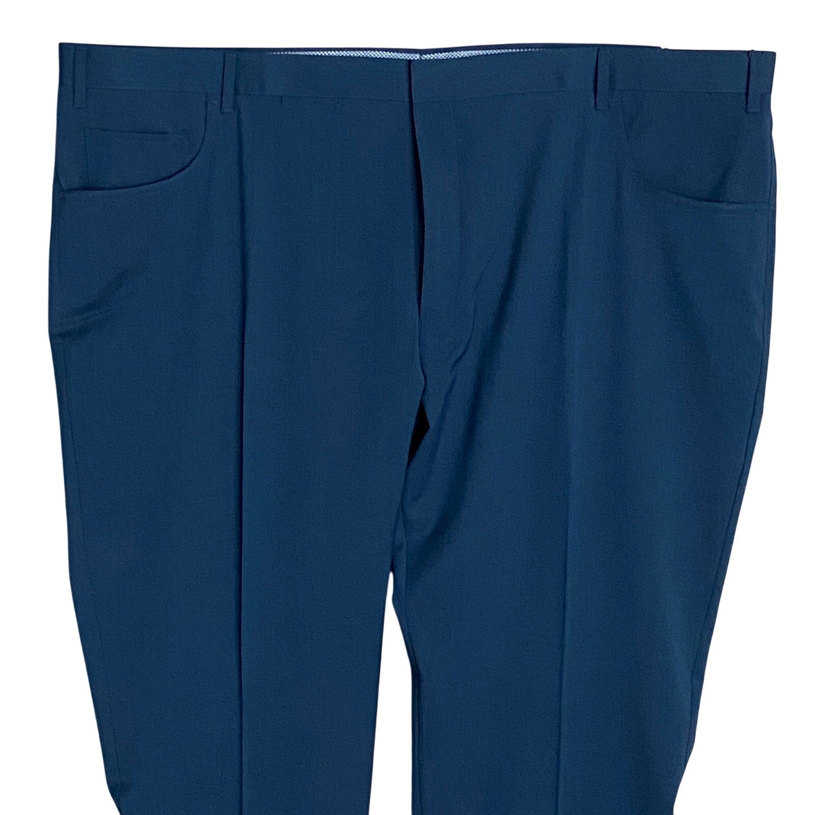 Hart Schaffner Marx Pants Men's 46R Dress Pant New York Fit Wool Blue