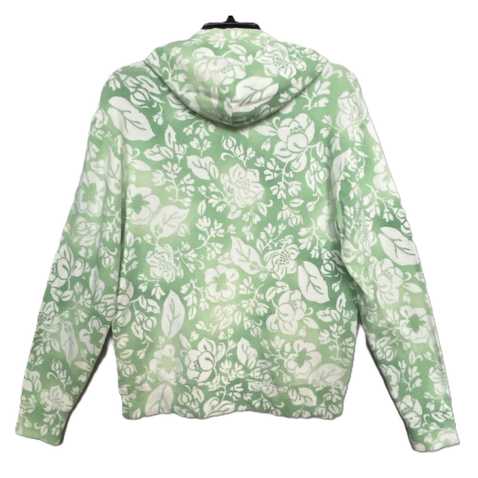 Polo Ralph Lauren Hoodie Men's Medium Drawstring Lightweight Green Floral