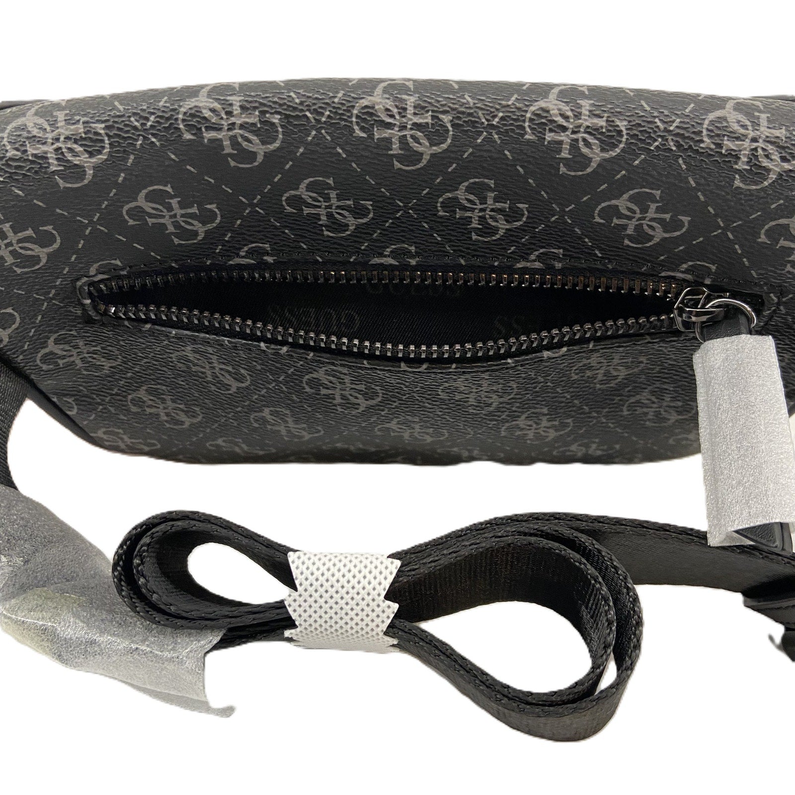 Guess Bag Vezzola Smart Compact Bum Bag Adjustable Belt Dark Artic Blue NEW