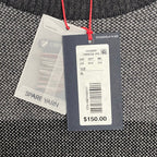 Daniel Cremieux Pullover Sweater Men's XL Fine Merino Wool Gray Burgundy