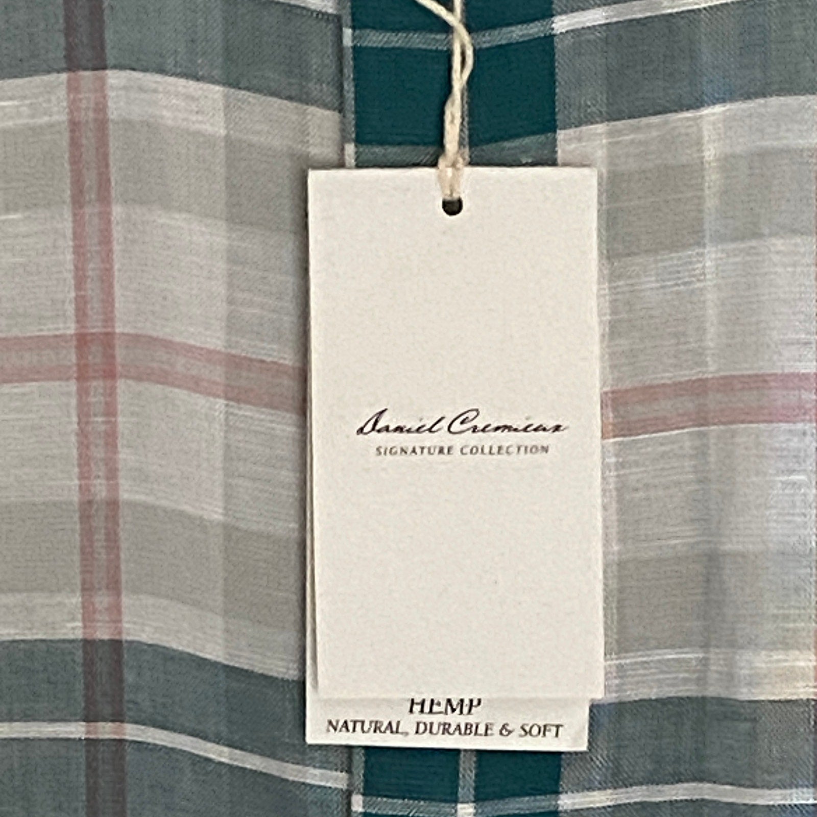 Daniel Cremieux Shirt Men's Small Signature Collection Button-Up Hemp Blend
