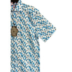 Visconti Black Casual Shirt Men's Small Modern Fit Stretch Cocktail Print