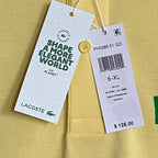 Lacoste Polo Shirt Men's XL Classic Fit Short Sleeve Cotton Yellow