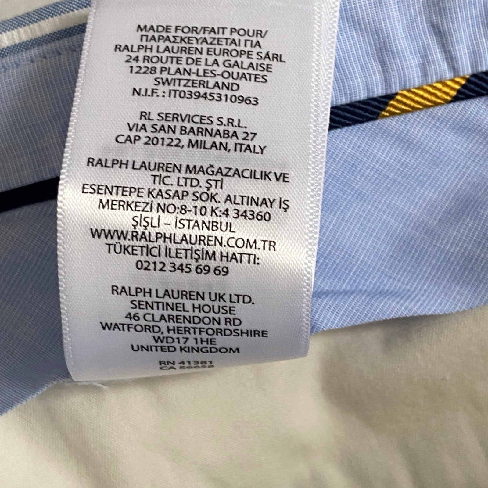 Polo Ralph Lauren Pants Men's 38x30 Seersucker Dress Pants Blue & White