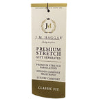 Haggar Premium Suit Pants Men's 40x30 Classic Fit Stretch Fabric Gray