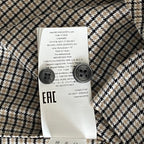 Michael Kors Shirt Men's Small Button-Up Shirt Slim Fit Dual Pockets Khaki
