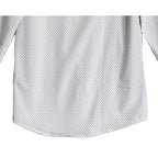 Nautica Dress Shirt Men's 14-14.5 32/33 Performance Slim Fit White Diamond