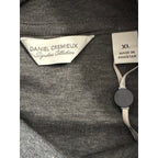 Daniel Cremieux Turtleneck Shirt Signature Solid Interlock Men's XL Grey