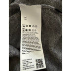 Boss H-Hemario Quarter Zip Sweater Men's 3XT Big & Tall Wool Cashmere Gray