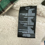 Bass Outdoors Men's Large Sherpa-Lined Jacket Green Plaid