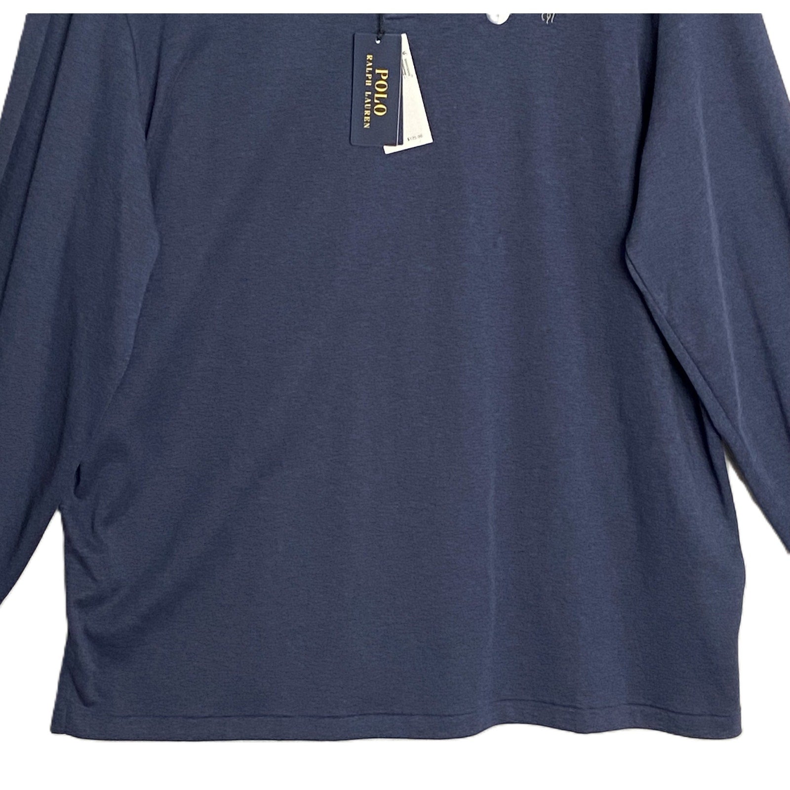 Polo Ralph Lauren Polo Shirt Men's XXL Classic Fit Long Sleeve Spring Navy