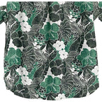 Tommy Bahama "The Coconut Point" Men's Large Shirt Floral Viridian Pine