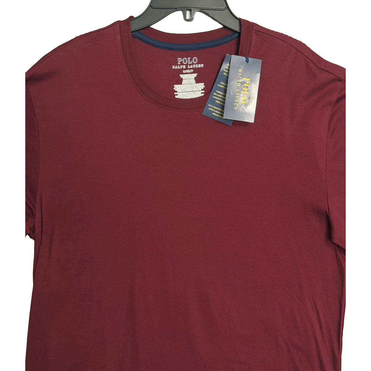 Polo Ralph Lauren T-Shirt Men's Small Crew Neck Short Sleeve Burgundy