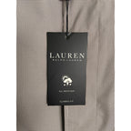 Lauren Ralph Lauren Coat Men's 38R Raincoat Stanza Cream Brown Houndstooth