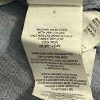 Michael Kors Linen Shirt Men's XXL Slim Fit Short Slv Button-Down Chambray